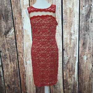 Elegant Bally44 Size Medium Lace Dress